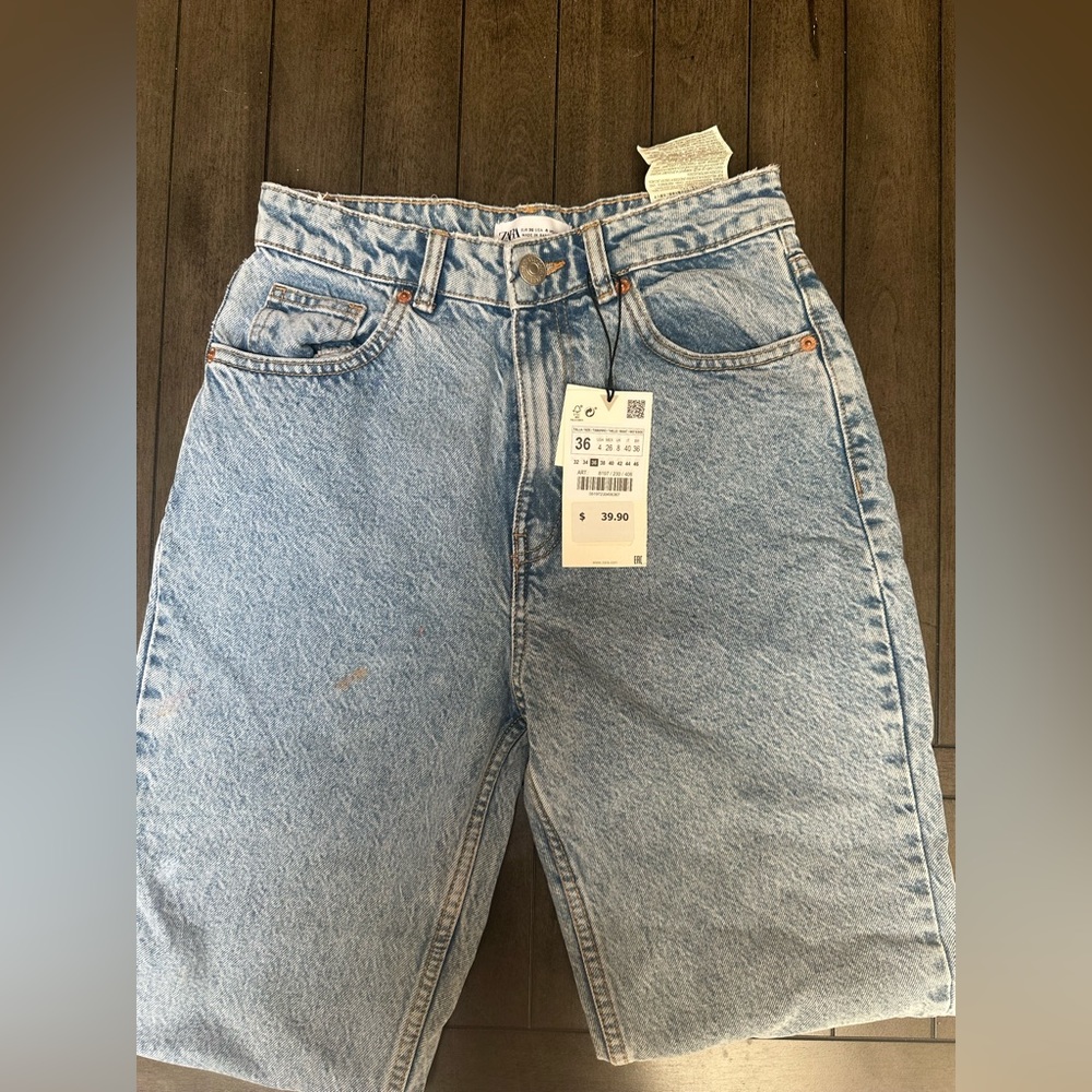 Zara mom jeans